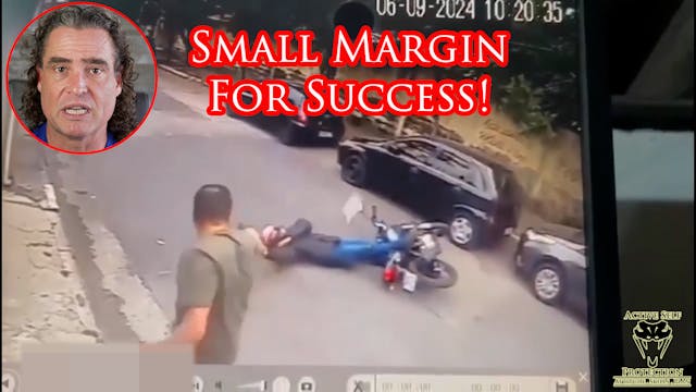 Defender Beats Armed Robber By Inches...