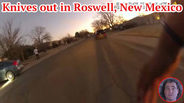 Knives out in Roswell, New Mexico 