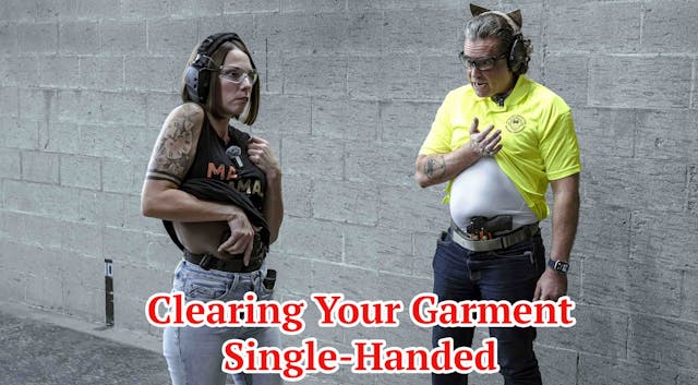 Clearing Your Garment Single-Handed 