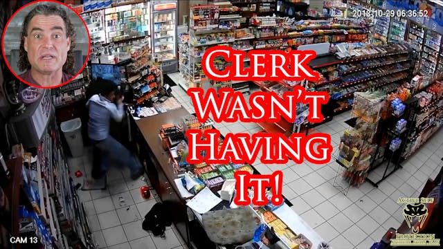 Clerk Beats Robber Like a Rented Mule 
