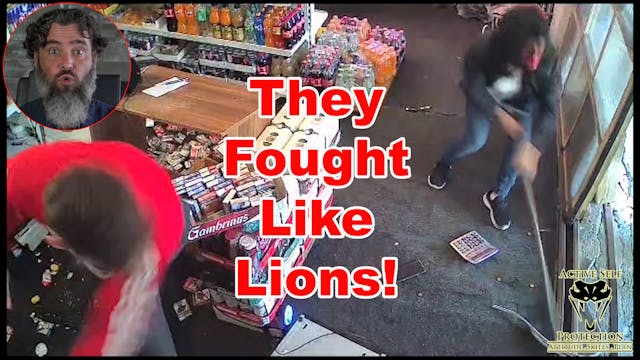 Shop Owners Fight Off Multiple Robbers 