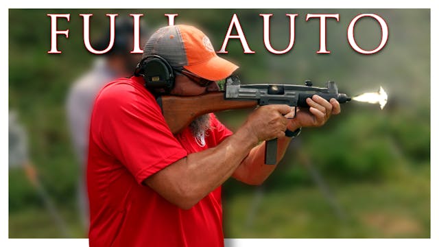 Shooting A FULL AUTO UZI