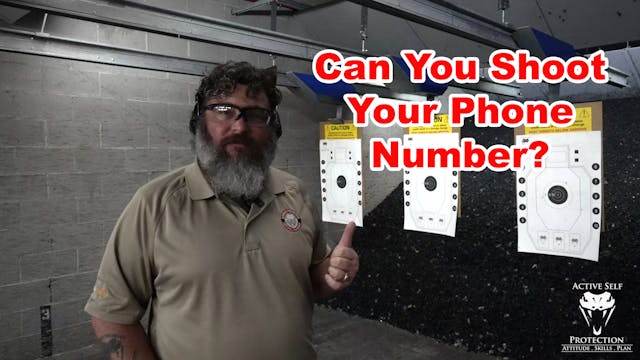 John Shoots The “Phone Call” Drill