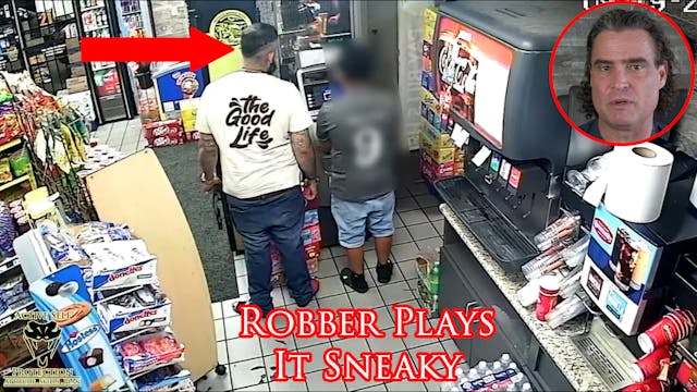 Sneaky Armed Robber Gives Plenty of C...