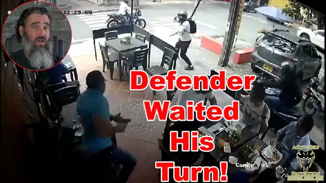 Bodyguard Turns Tables on Armed Robbers 
