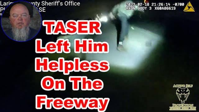 Shocking End To Police Chase Man Tase...