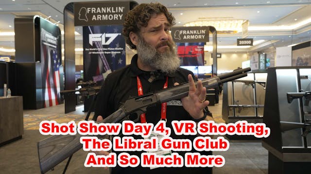 Shot Show 2024, Day Four, VR Shooting...