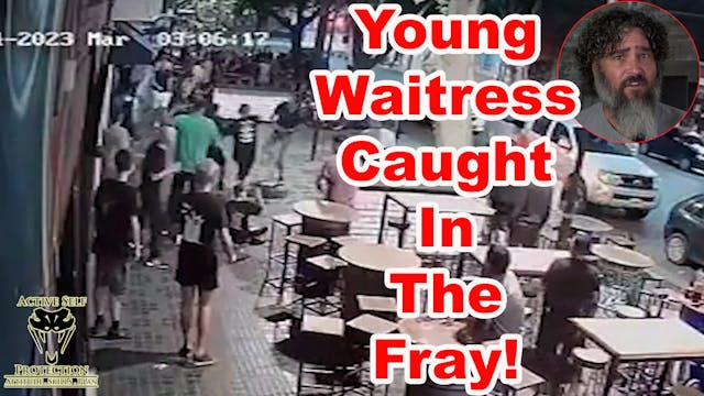 Drunk Idiots Get Ugly Outside Of A Bar 