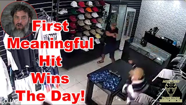 Shop Owner Takes It To Armed Robbers
