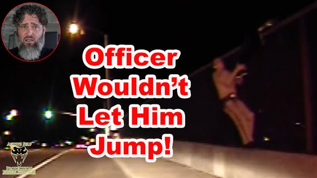 Hero Officer Badly Hurt Saving Suicid...