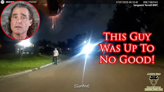 Violent Felon Refuses To Drop His Firearm