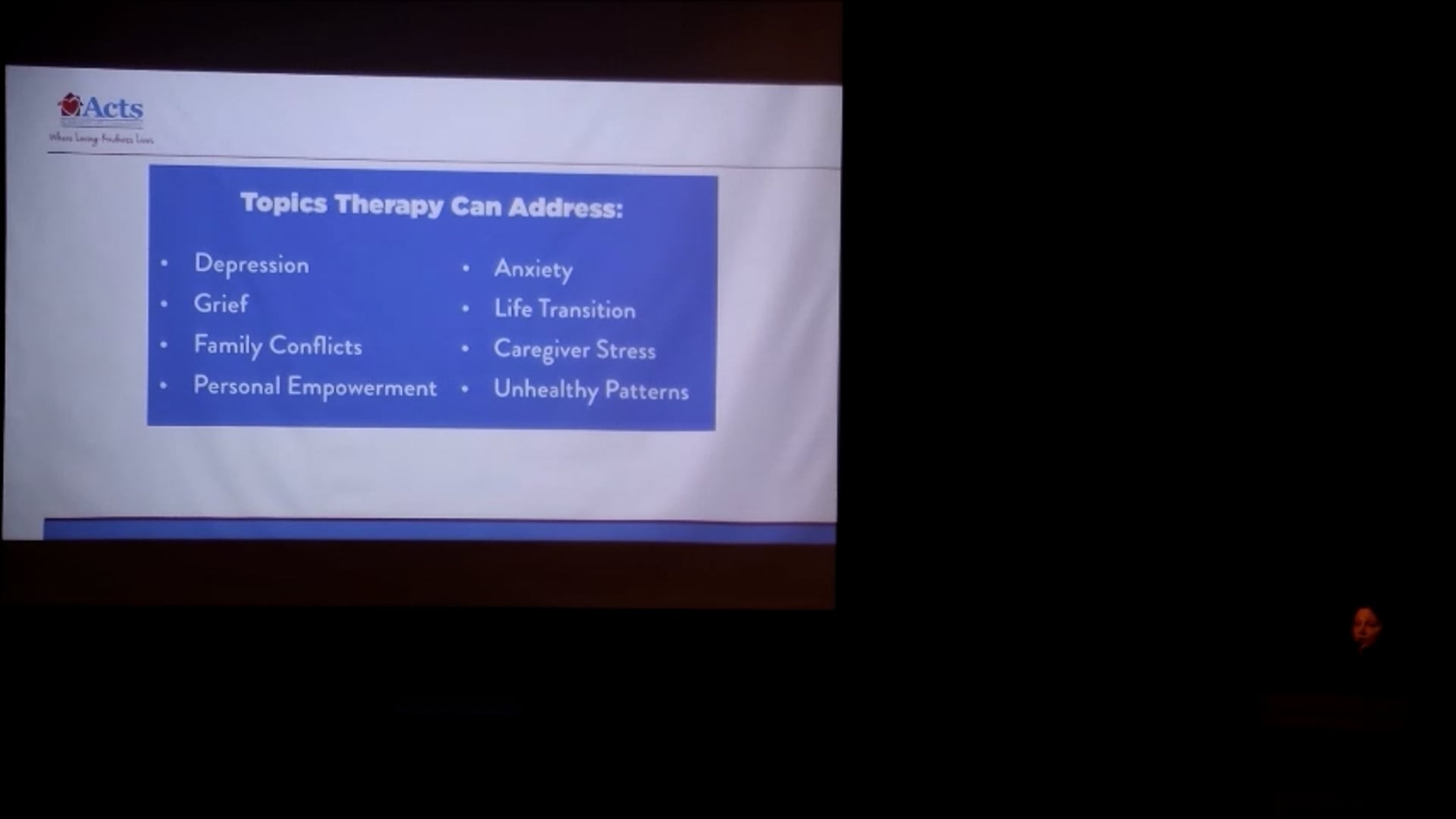 Mental Health Services at ACTS