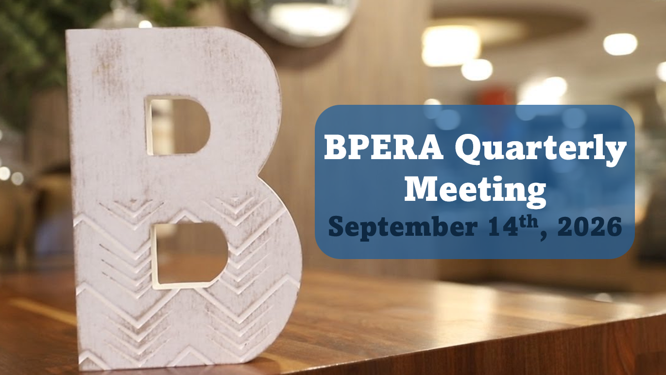 BPERA Quarterly Meeting 9/14/26