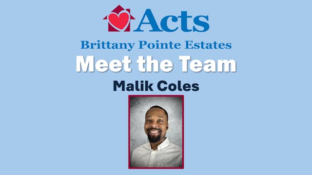 Malik Coles - Culinary Supervisor