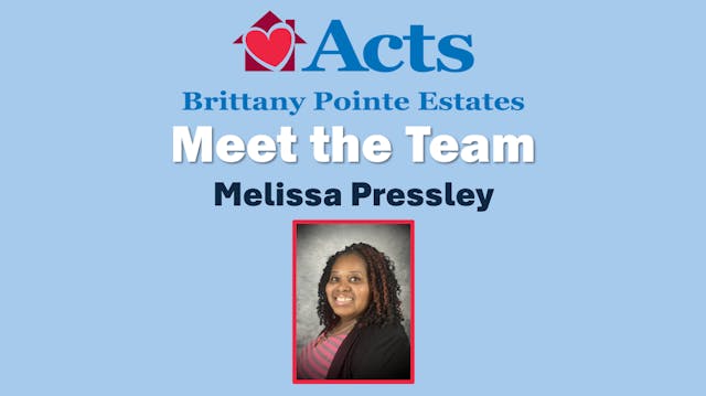 Melissa Pressley - Lead Diet Aide