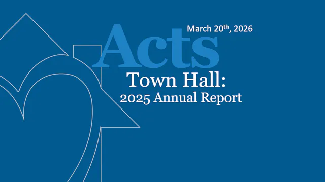 Town Hall: 2025 Annual Report 5/20/26