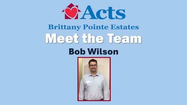 Bob Wilson - Director of Fitness and ...