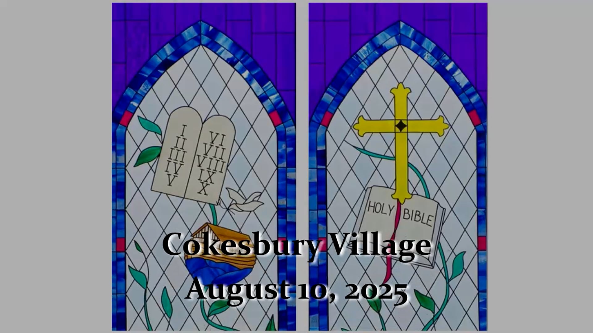 Cokesbury Village Chapel Service - August 10, 2025