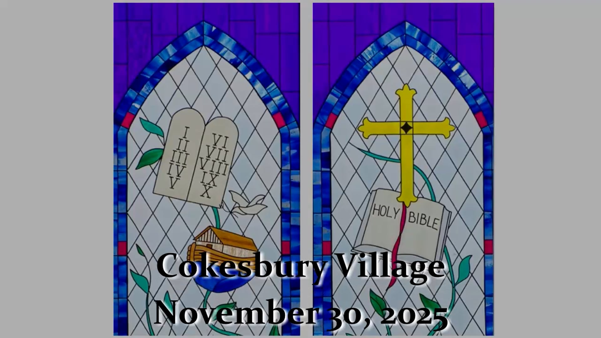 Cokesbury Village Chapel Service - November 30, 2025