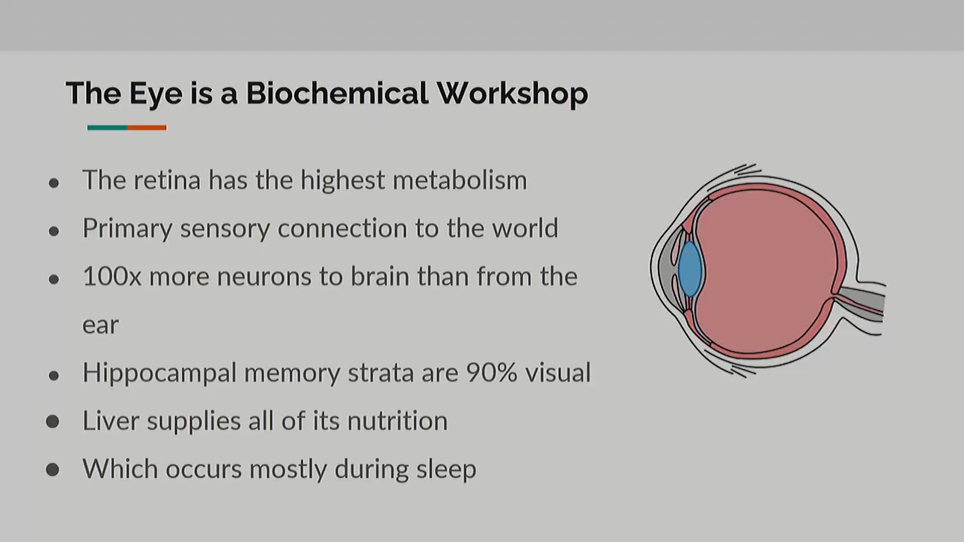 Eye Health - A Lecture by Dr. Robert Abel