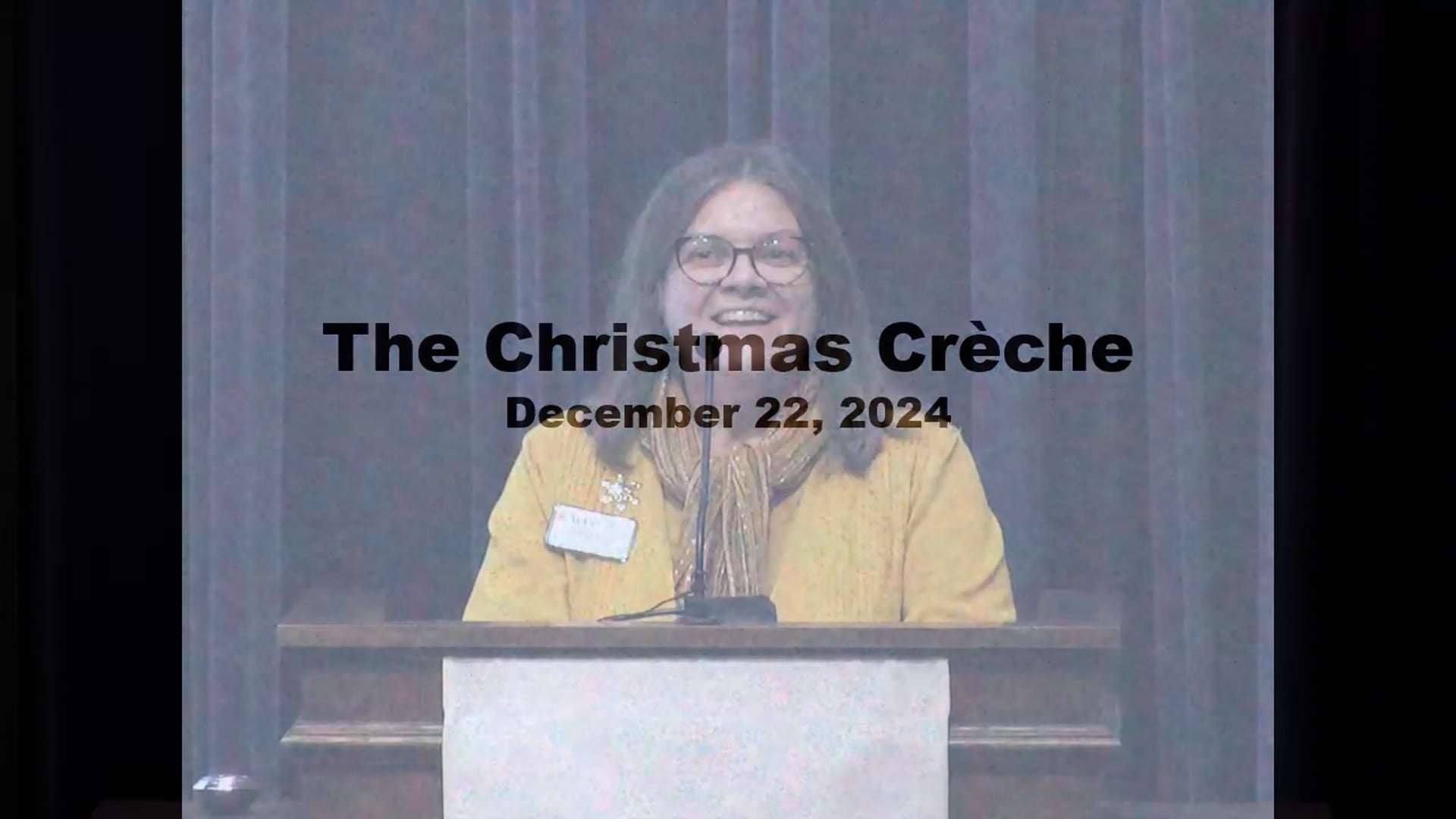 Chapel Service Sermon Dec 22 2024