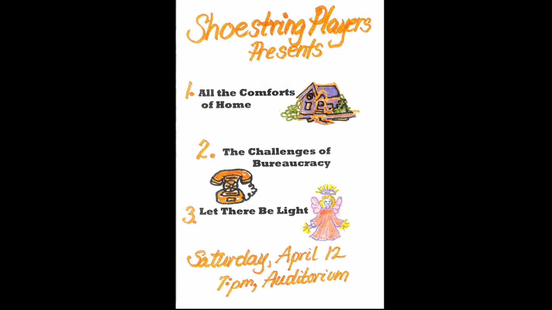 Shoestring Players Presentation - April 12, 2025