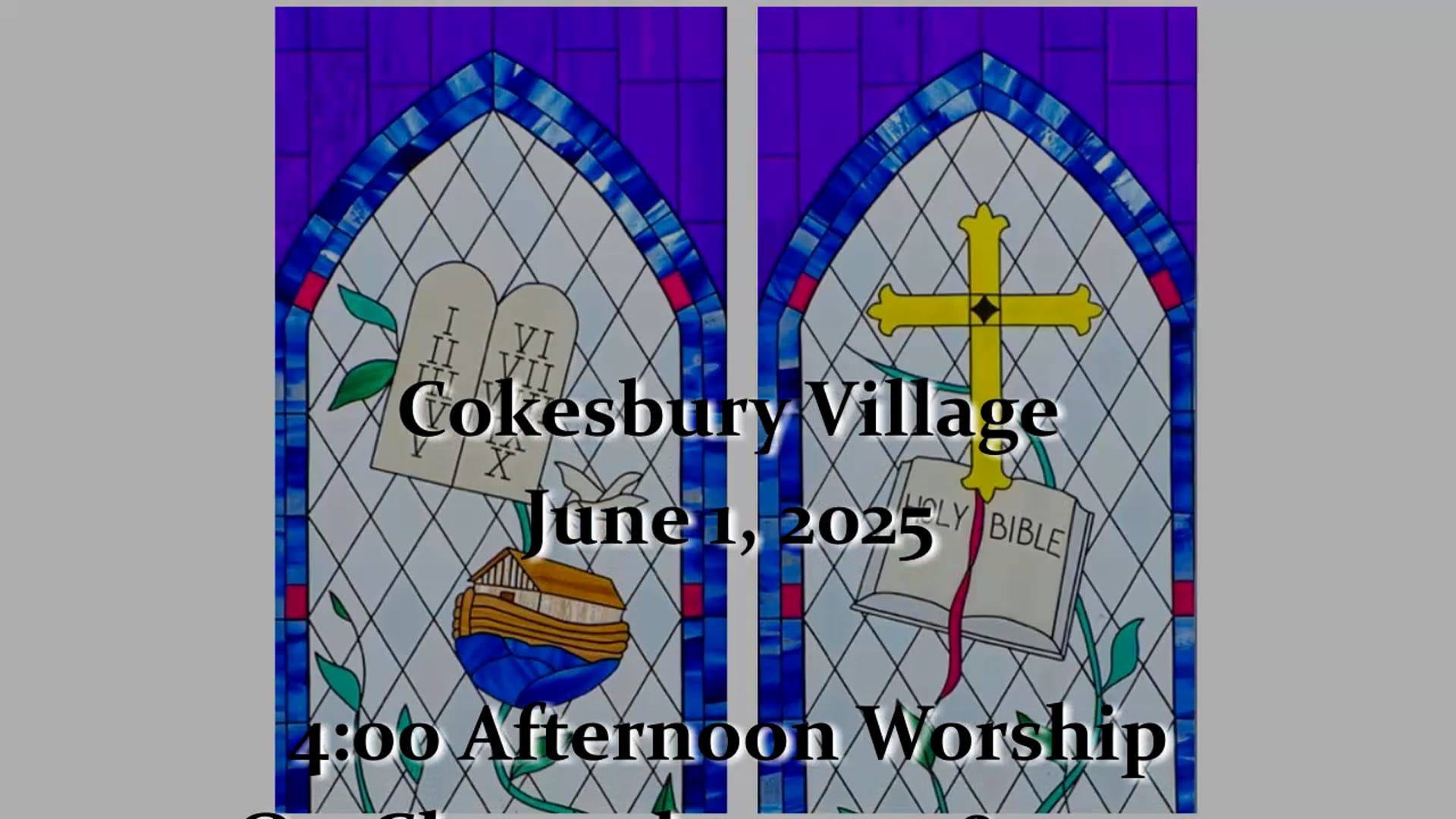 Chapel Service June 1 2025