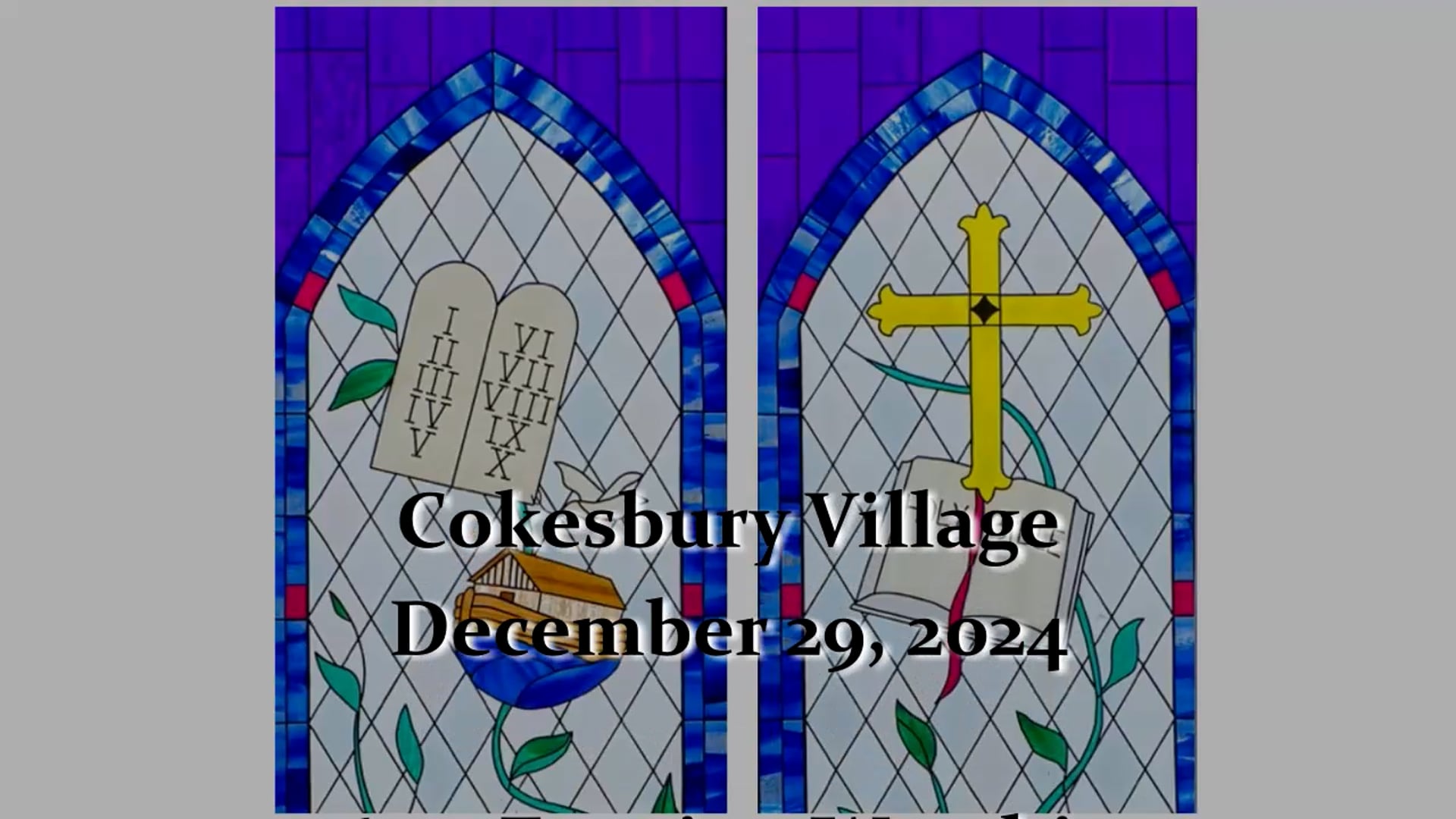 Cokesbury Village Chapel Service - December 29, 2024