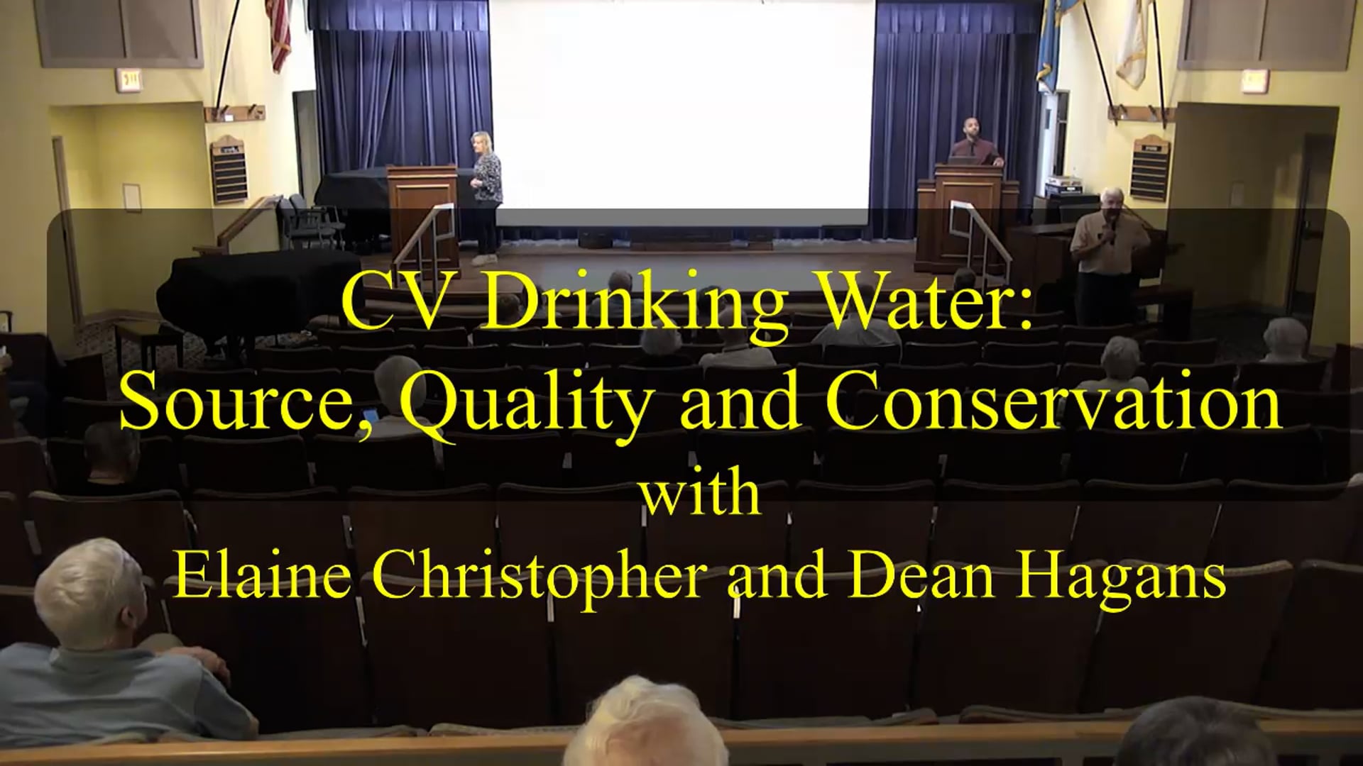 CV Lecture Series: Artesian Water