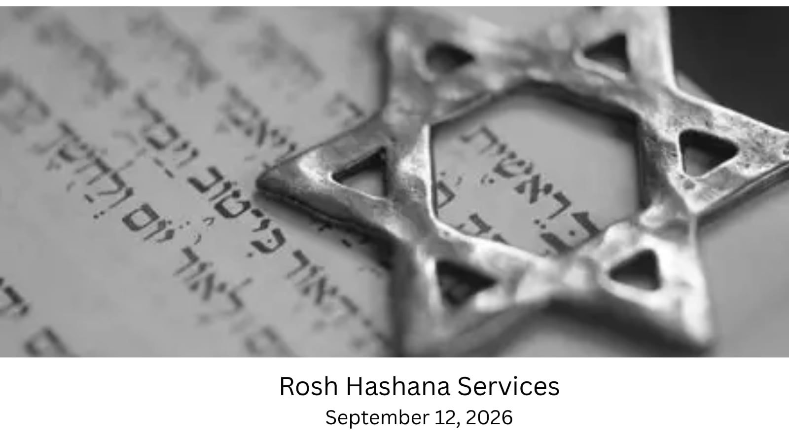 Rosh Hashana- September 12, 2026
