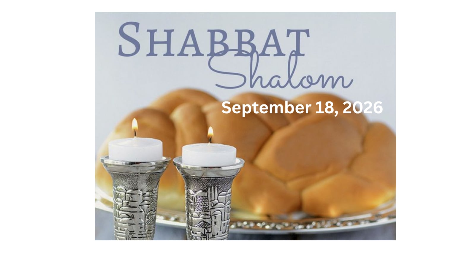 Shabbat Services - September 18, 2026