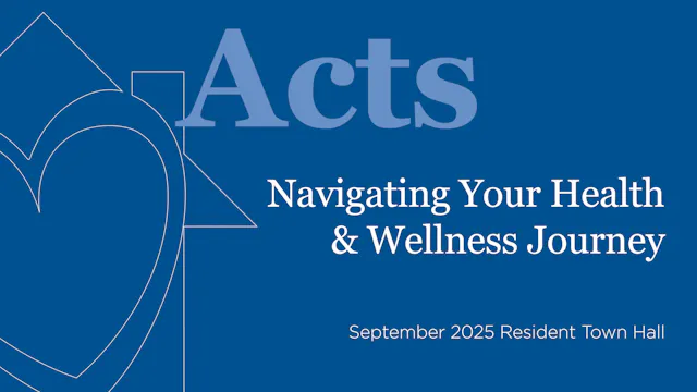 Acts September 2025 Town Hall: Naviga...