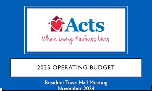 Acts TownHall meeting: 2025 Operating...