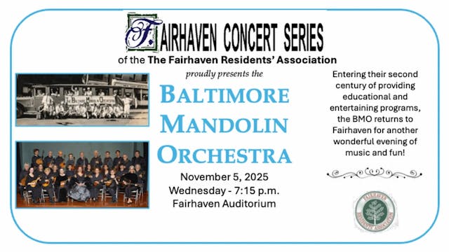 Concert Baltimore Mandolin Orchestra ...