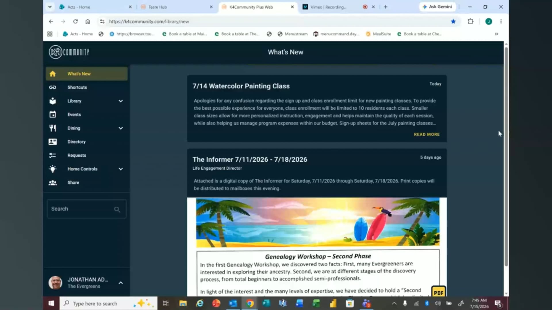 Acts culinary pulse survey