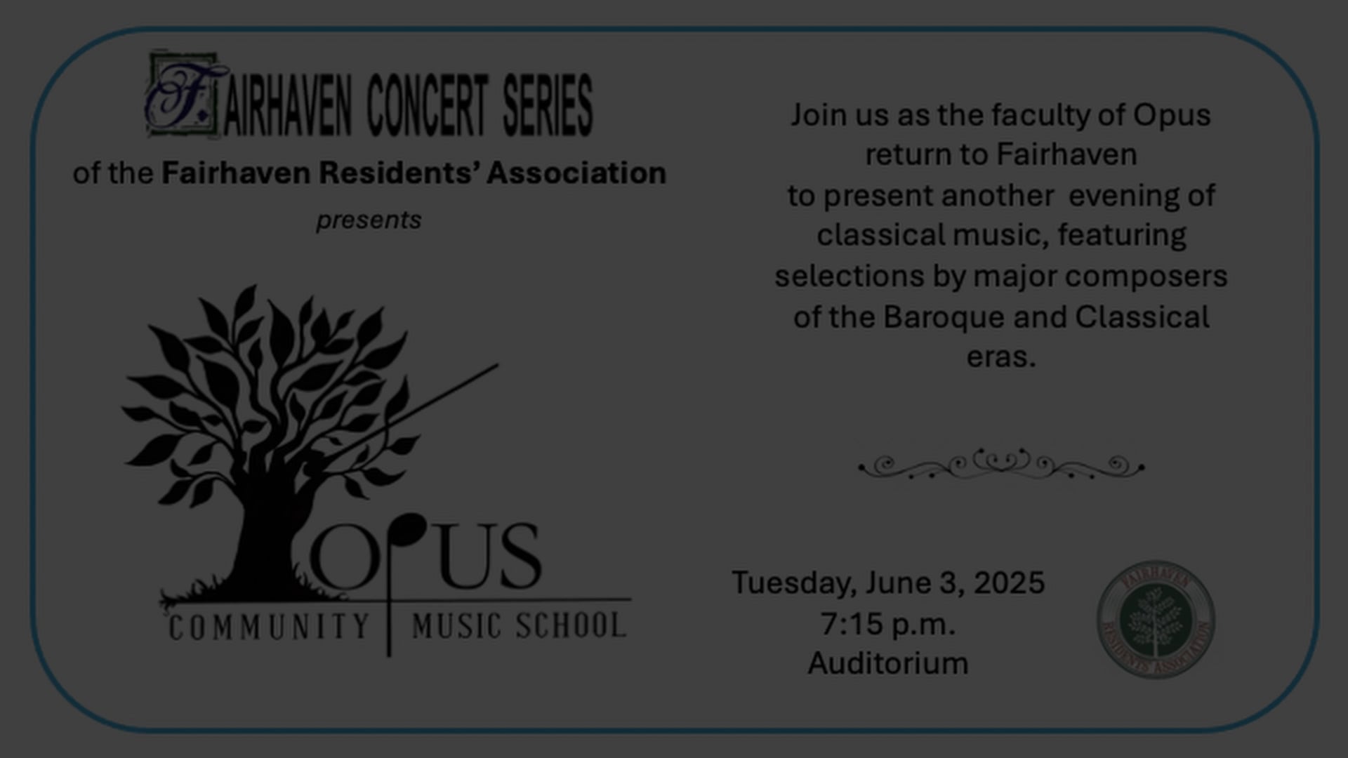 OPUS Ommunity Music School 6-13-2025