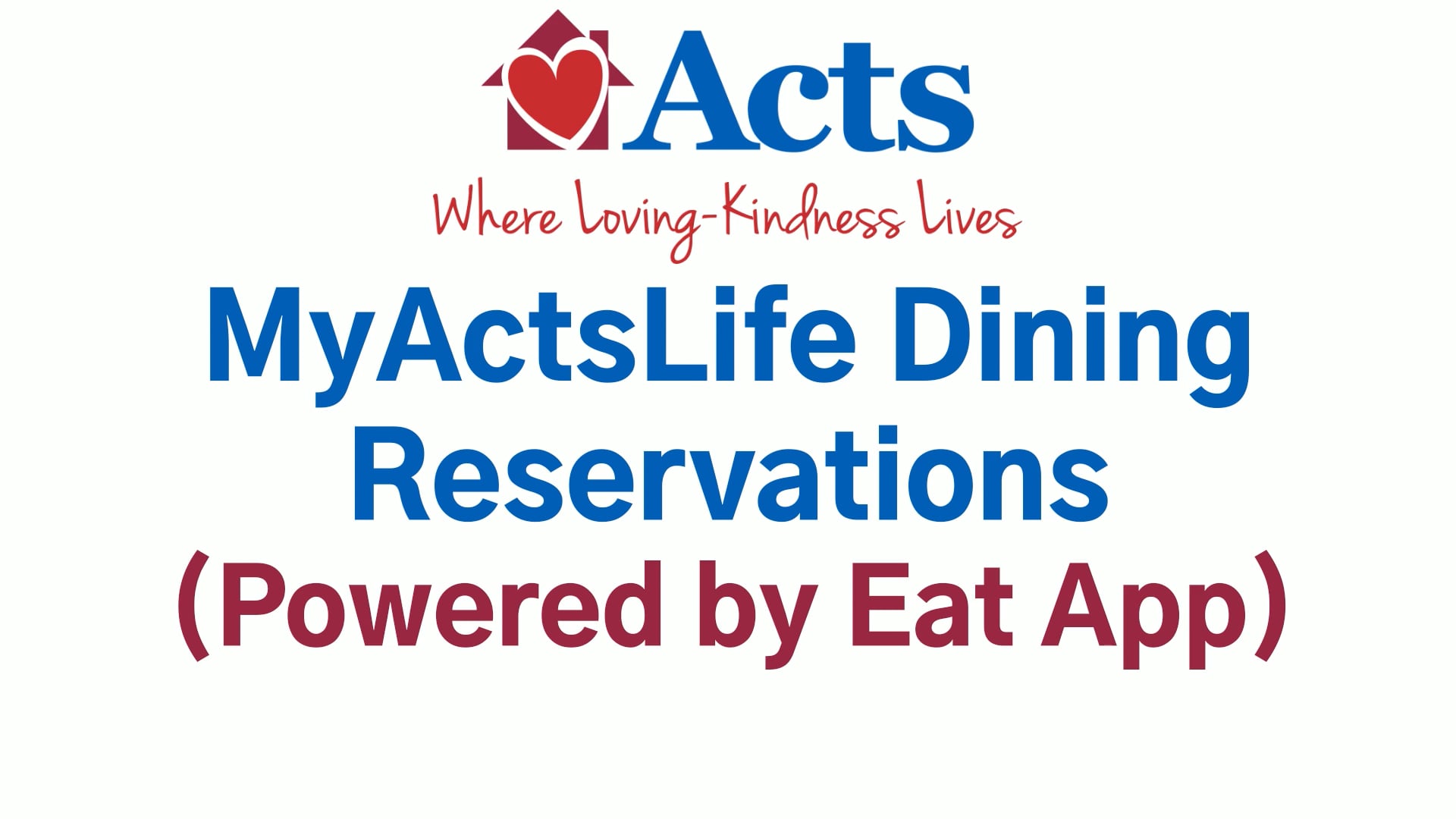 Digital Dining Reservations