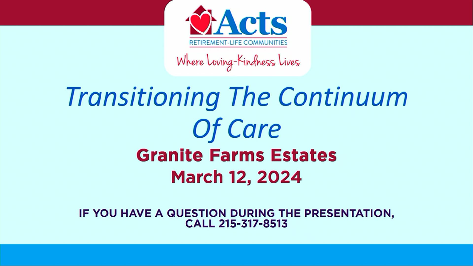 Levels of Care Presentation 2024