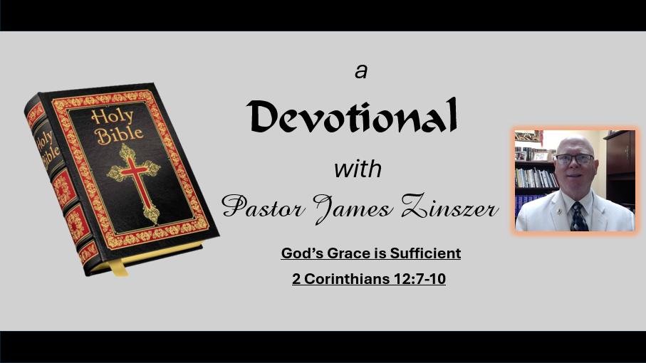 God's Grace is Sufficient