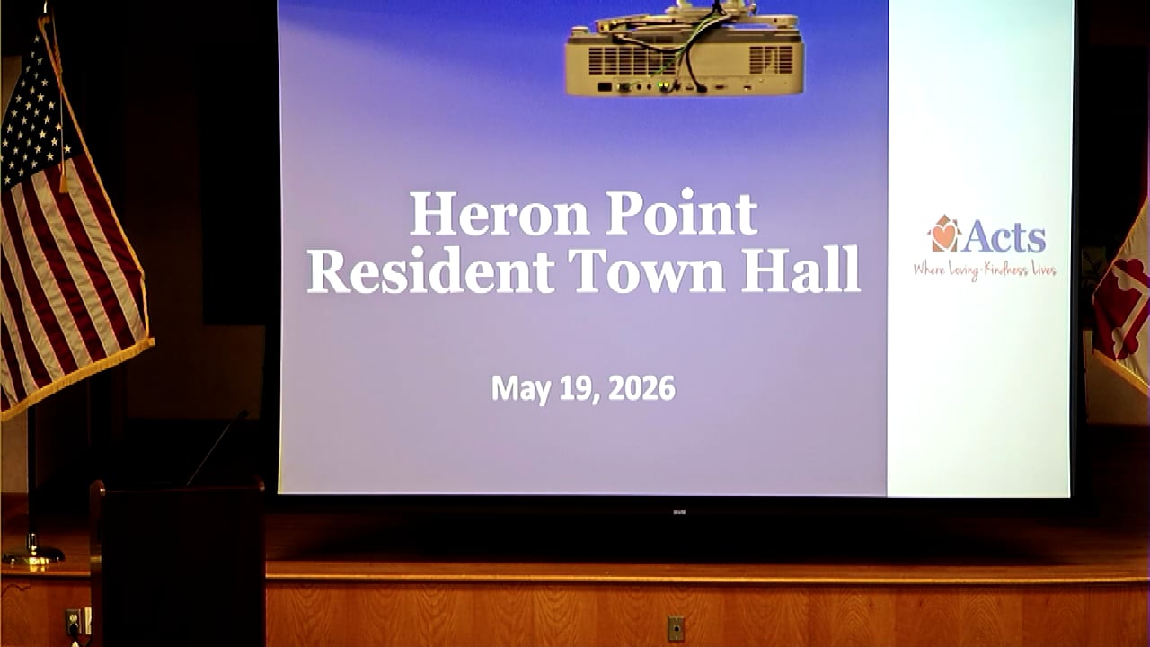 Heron Point Resident Town Hall 5-19-2026