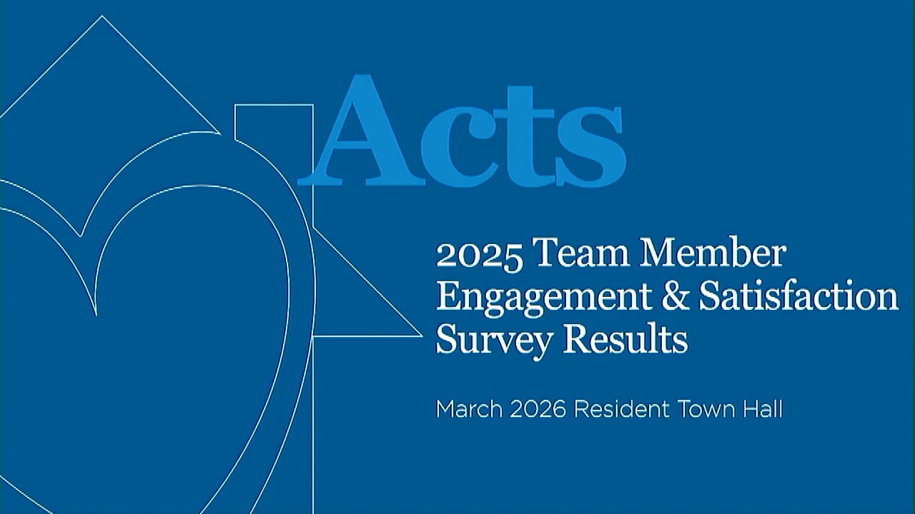 Acts Town Hall with Q & A