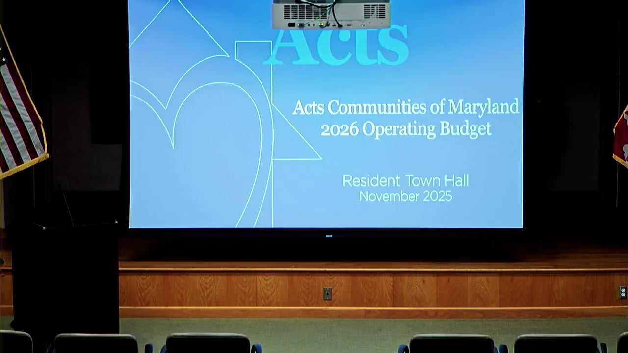 Acts Resident Town Hall with Q&A