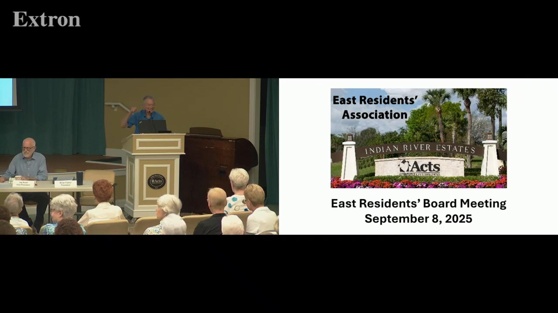 Resident Association Meeting 9/8/25