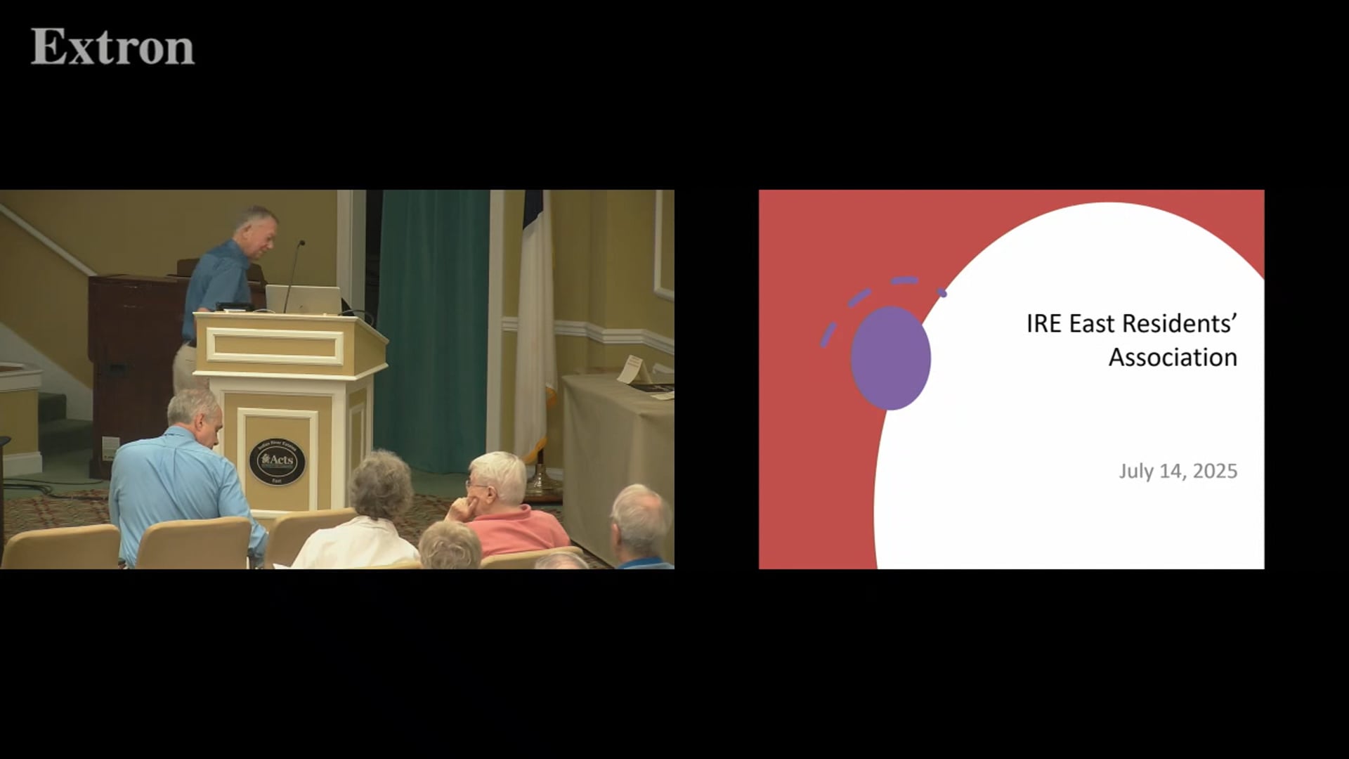 East Resident Assoc. Mtg 7/14/25