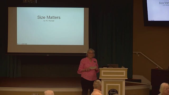 Size Matters - KC Randall