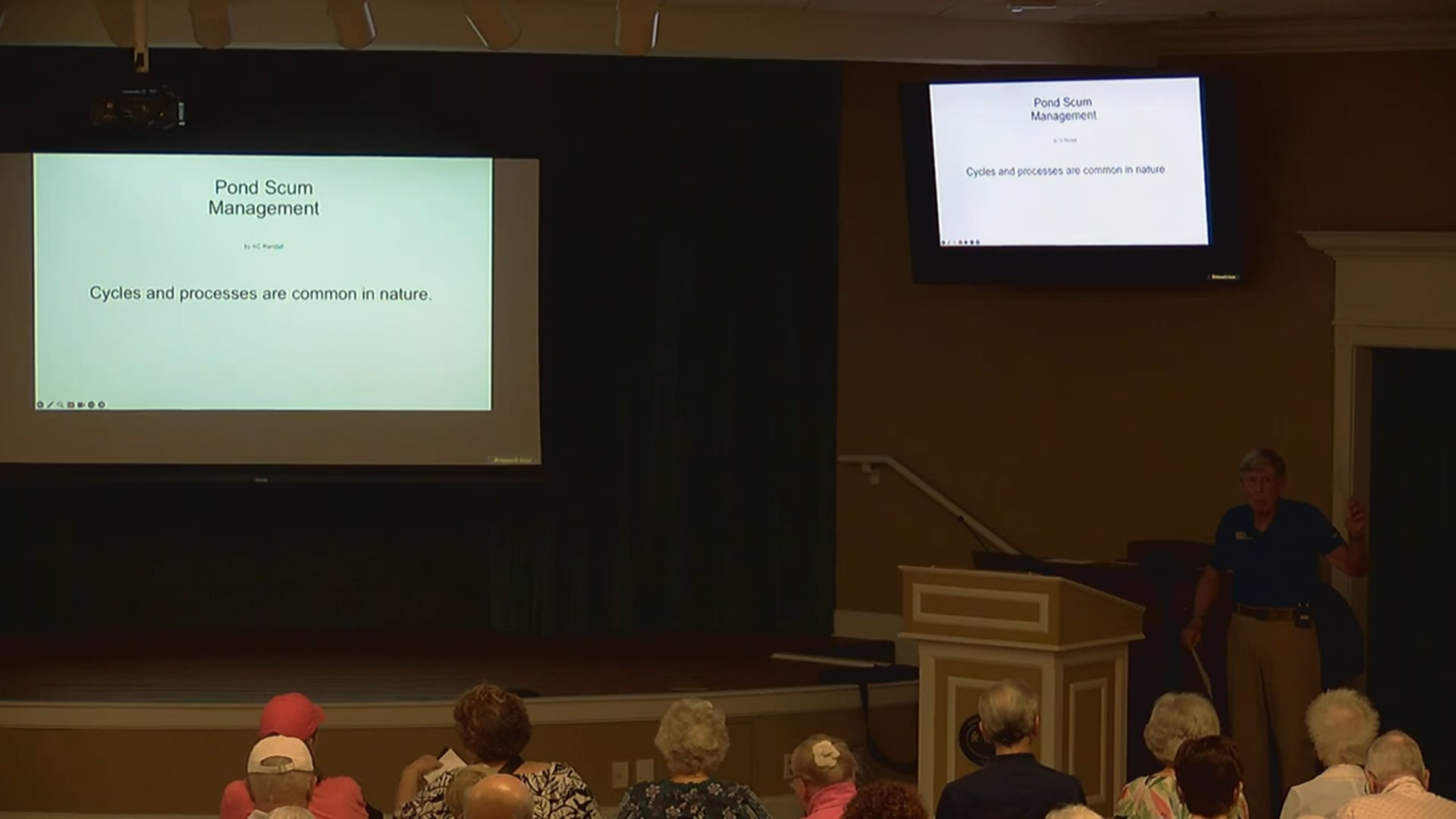 Pond Scum Management KC Randall 8/27/25