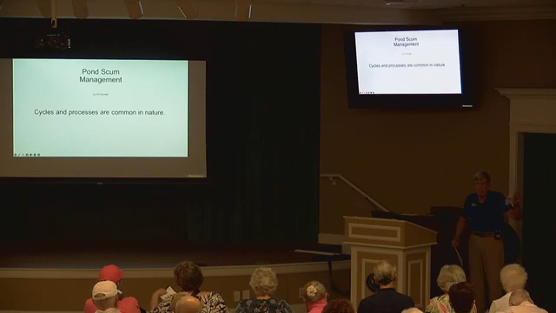 8-27-25 Pond Scum Management KC Randall