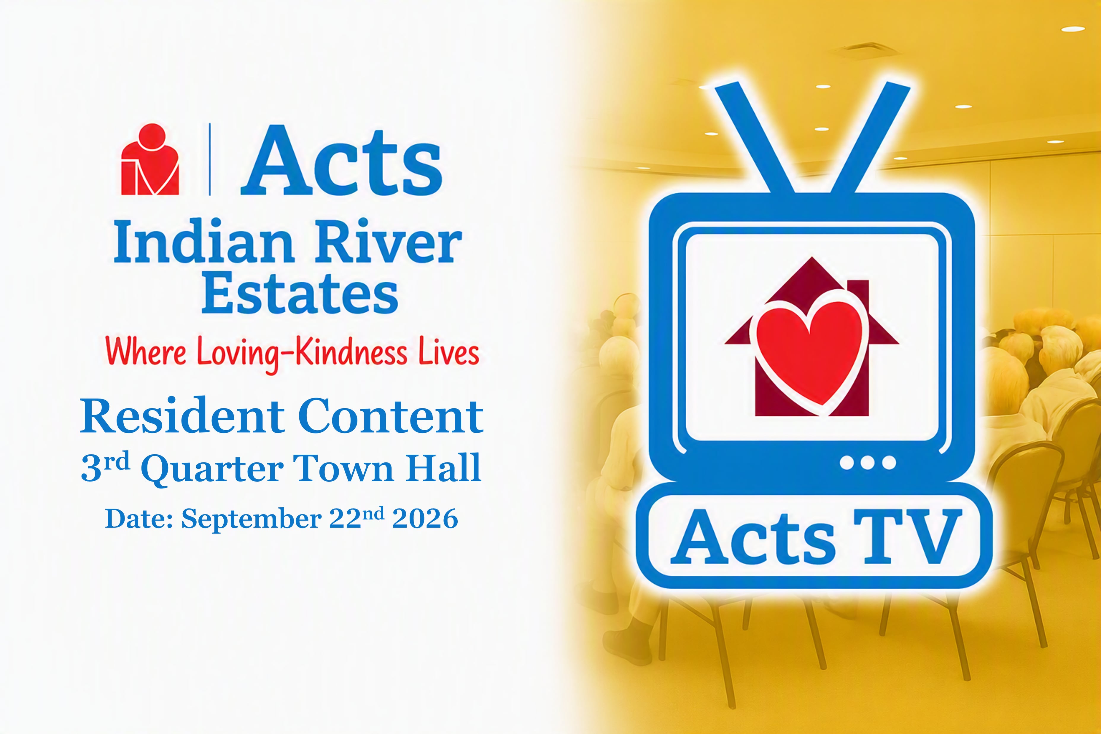 Resident 3rd Quarter Town Hall Sept. 22nd 2026