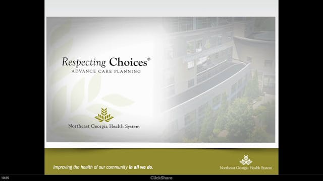 The Advance Directives Talk Living We...
