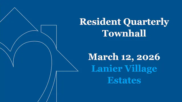 Resident Townhall - 03/12/2026